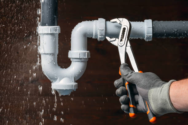 Professional Gas Line Repair technician working in Hadley, MA